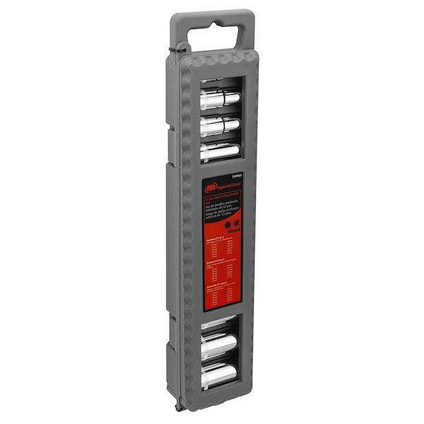 12Pc 1/2" Drive Metric Deep Socket Set (IR)